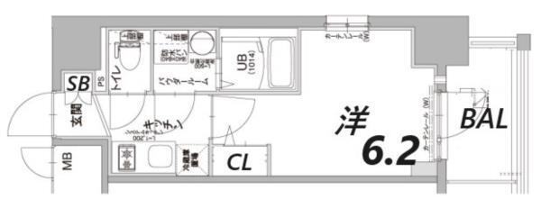 エスリード神戸グランドール 間取り図画像