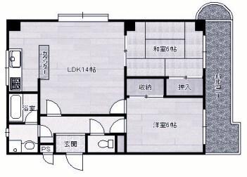 ヴィラコンフォート 間取り図画像
