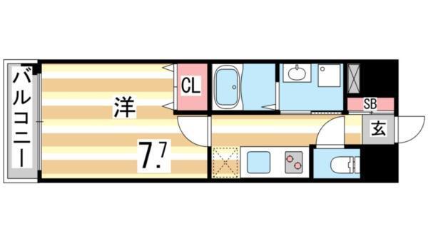 ピアグレース神戸 間取り図画像