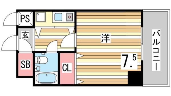 ロマネスク甲南 間取り図画像