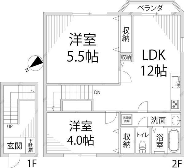 ラフィネ・ロジュマン 間取り図画像