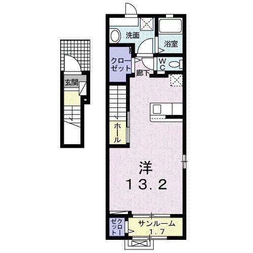 ラポール・メゾンＢ 間取り図画像
