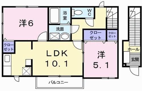 エーデルII 間取り図画像