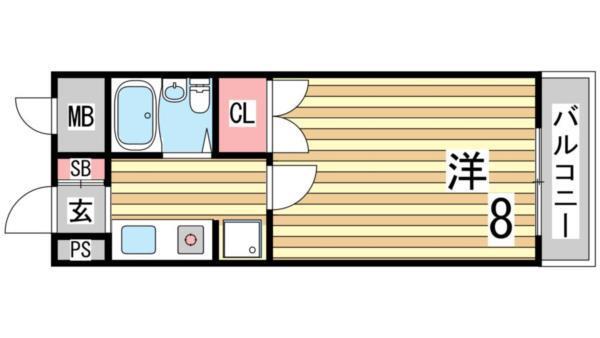 オーキッドコート垂水 間取り図画像