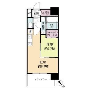 セレニテ西元町アリエ 間取り図画像
