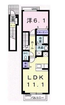 カーサ・プラシードA 間取り図画像