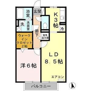 ラフレシール　B棟 間取り図画像