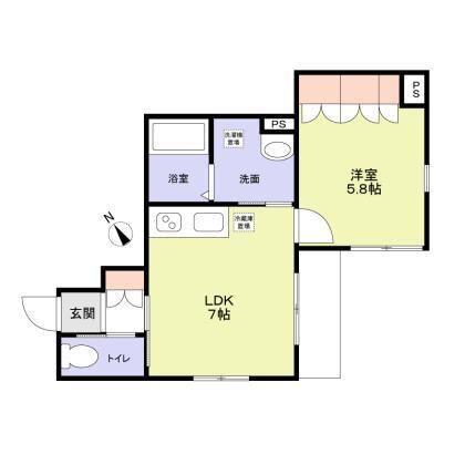 アベニール 間取り図画像