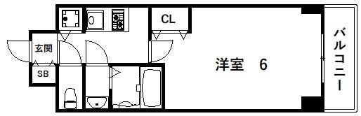 エスリードレジデンスグラン神戸三宮シティ 間取り図画像