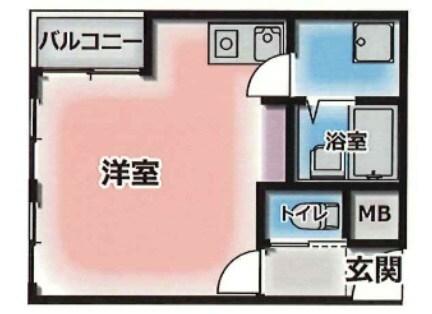 アムス下祗園 間取り図画像