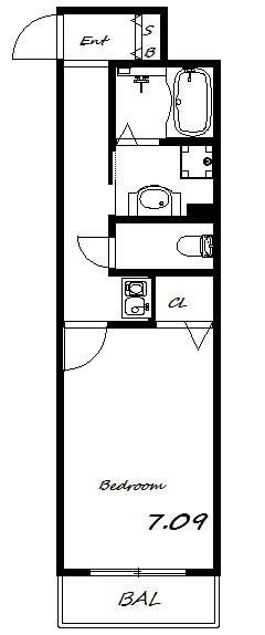 CITY SPIRE神戸元町II 間取り図画像