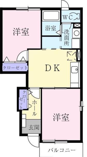 コートヤードV 間取り図画像
