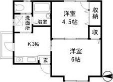 リバーハイツ 間取り図画像