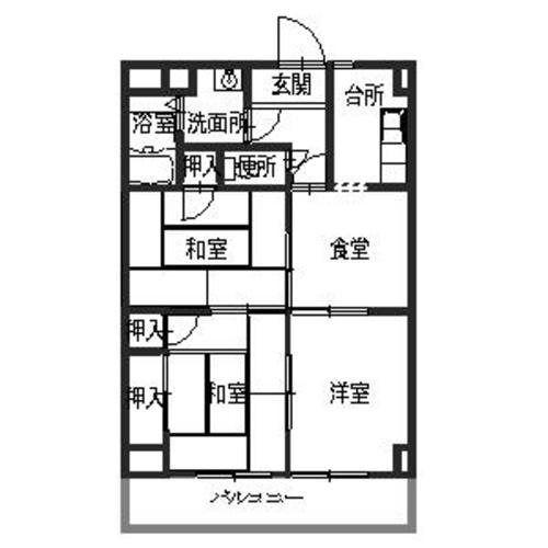 メゾンヒカリ 間取り図画像