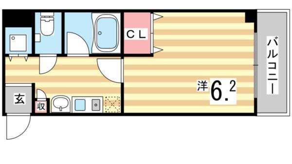 グランデアステール芦屋 間取り図画像