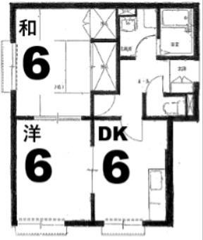 ハピネス浦風I 間取り図画像