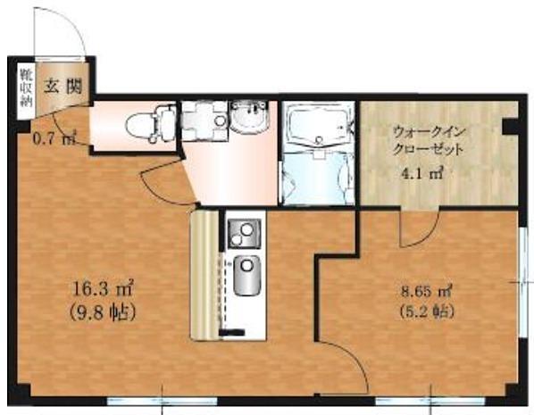 イルマーレ壱番館 間取り図画像