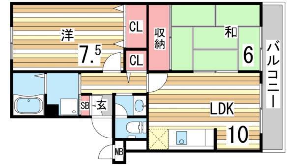 セルビシオ本山 間取り図画像