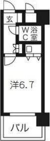 朝日プラザアルファポート神戸 間取り図画像