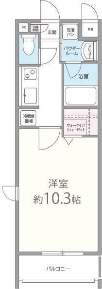 シャトー揚羽 間取り図画像