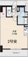 レジデンスｈ忍町 間取り図画像