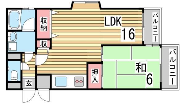 ルナポリス 間取り図画像