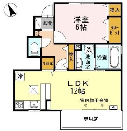 ユウハイツG 間取り図画像