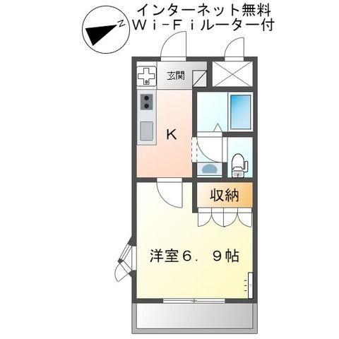 フォンテーヌ・アベニューI 間取り図画像