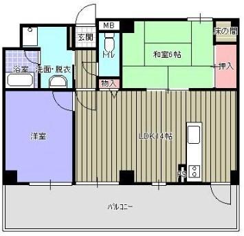 ツインピアA 間取り図画像