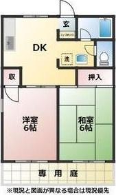メゾンT2-B 間取り図画像