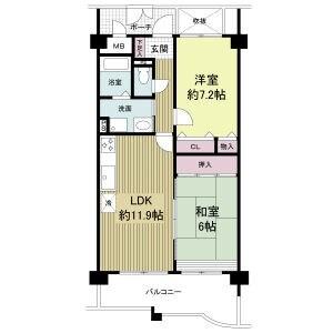 KDXレジデンス夙川ヒルズ　1番館 間取り図画像