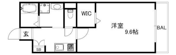セオリー神戸ドミール 間取り図画像