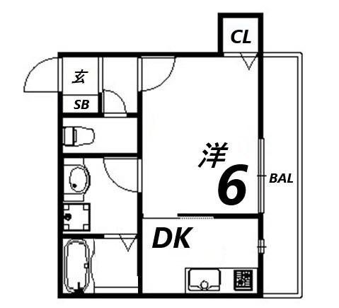 エターナルシー鈴蘭台II 間取り図画像