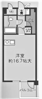 ホープ芦屋 間取り図画像