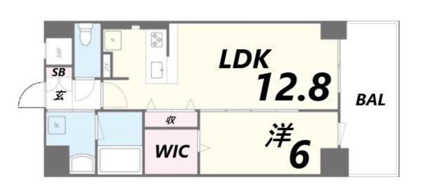 ラ フィエスタ新神戸 間取り図画像