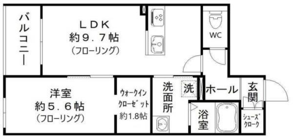 MOCXION御影 間取り図画像