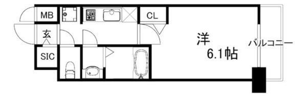 アドバンス神戸パーチェ 間取り図画像
