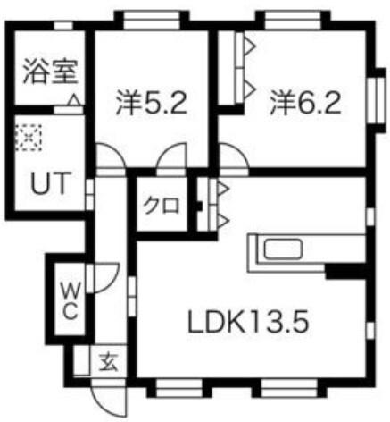 フェリーチェ北青木 間取り図画像
