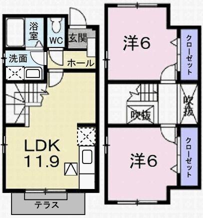 サニー・ミキＡ 間取り図画像