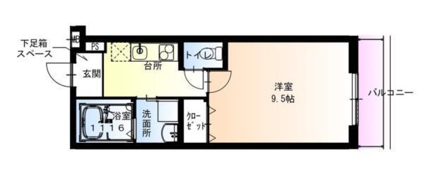 フジパレス西宮久寿川 間取り図画像