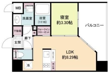 Ｌｉｖｅ　Ｆｌａｔ六甲桜口 間取り図画像