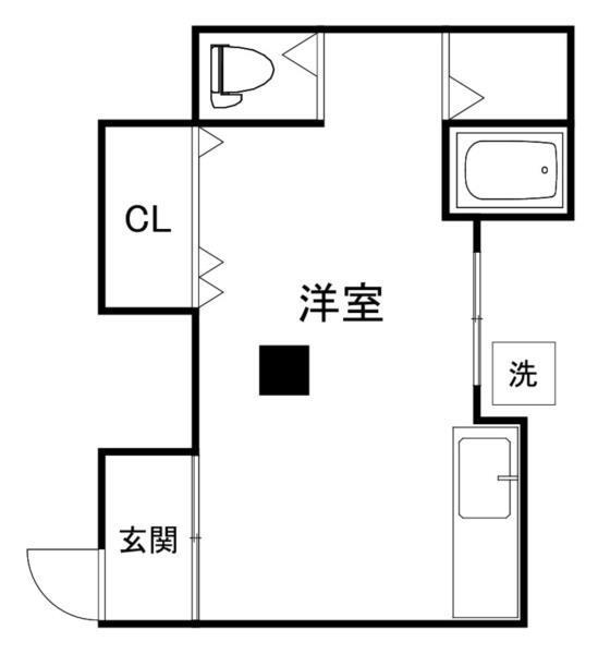 コーポ旗塚 間取り図画像