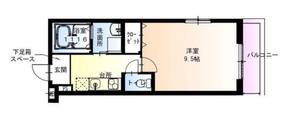 フジパレス西宮久寿川 間取り図画像