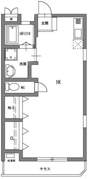 Pista魚住町 間取り図画像