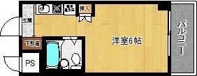スカイコート姫路 間取り図画像