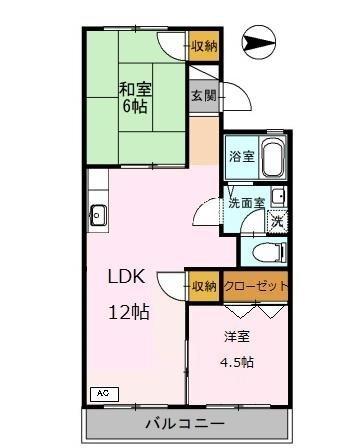 ホワイトタウン 間取り図画像