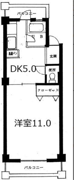 三富王子マンション 間取り図画像