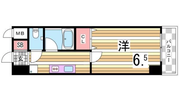 エクレール六甲 間取り図画像