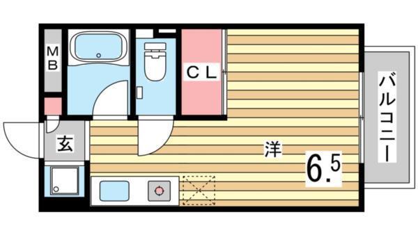 シャルマン前原 間取り図画像