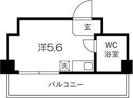 コスモプラザ三宮 間取り図画像